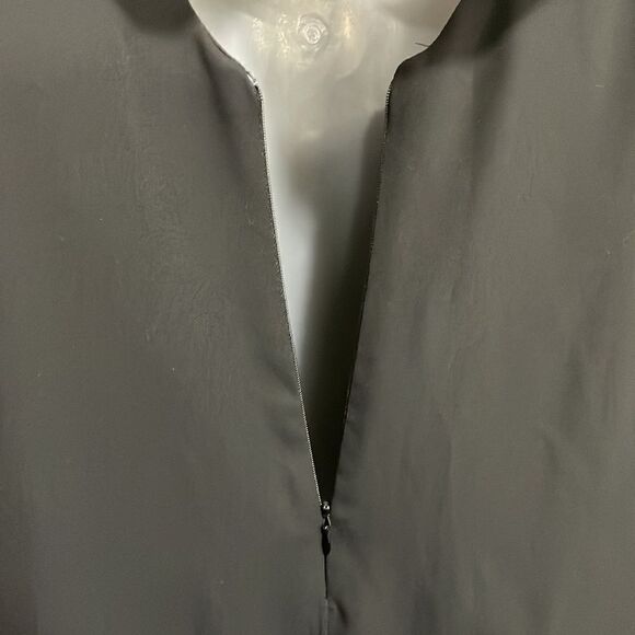 NWOT Arianna by Rachel Kaye black beaded evening gown dress.  Size 8P M medium - Picture 7 of 9